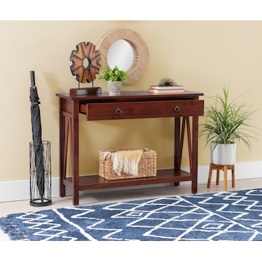 Kayden Console Table - Brown