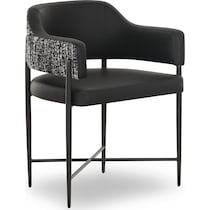 kaylee black dining chair   