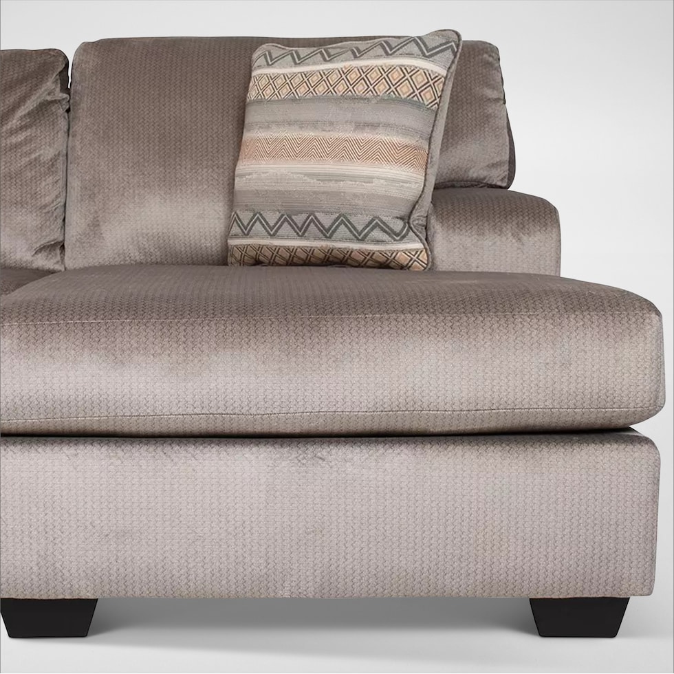 keeler gray sectional   