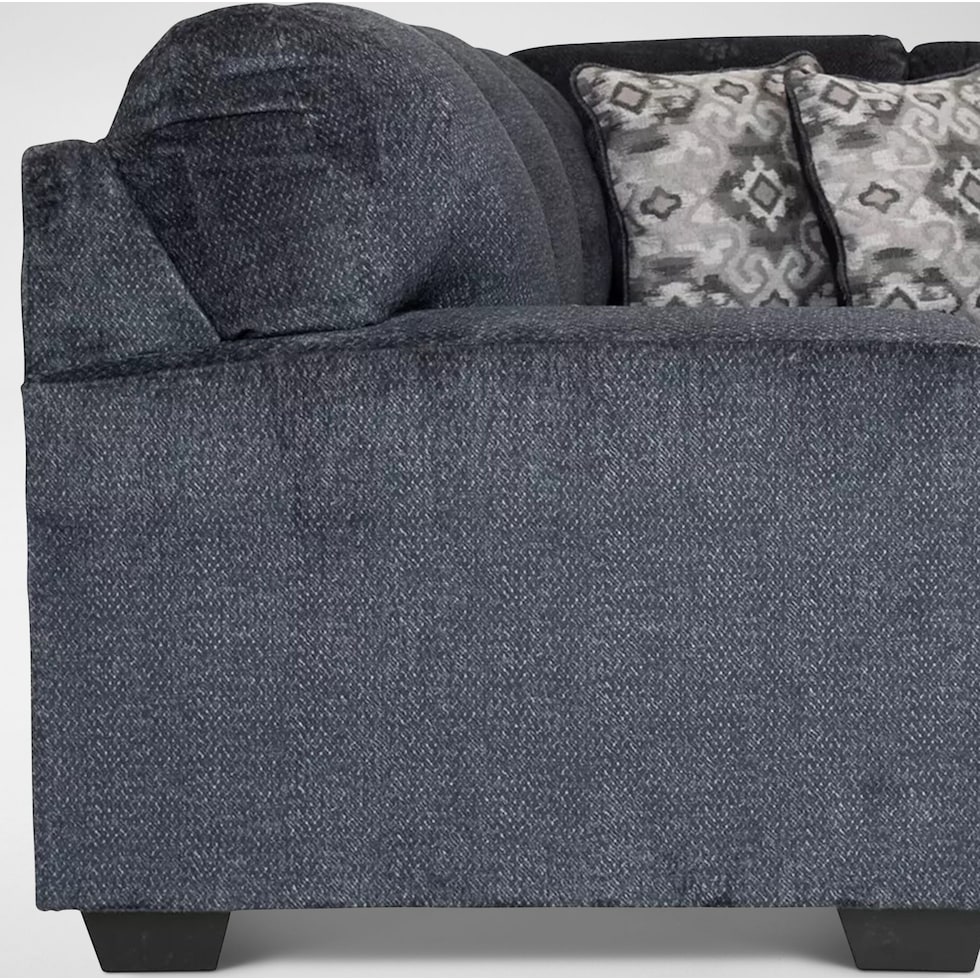 keeler gray sectional   