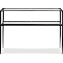 keen black console table   