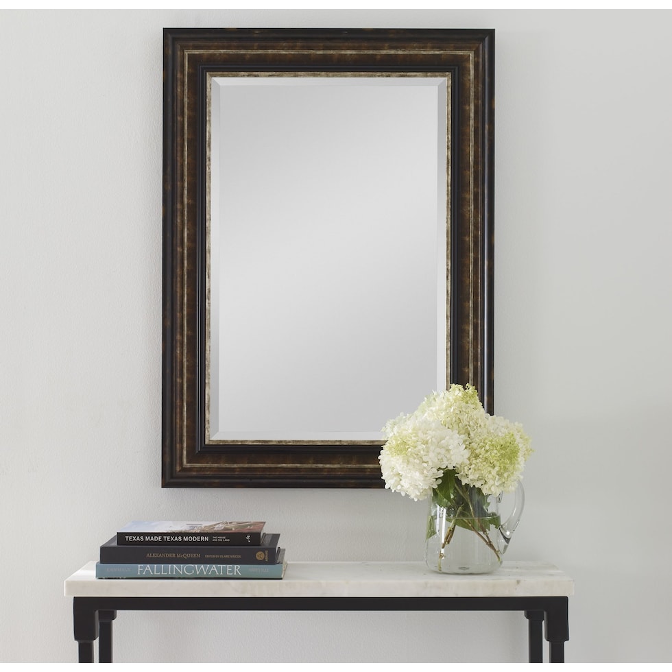kelvin dark brown mirror   