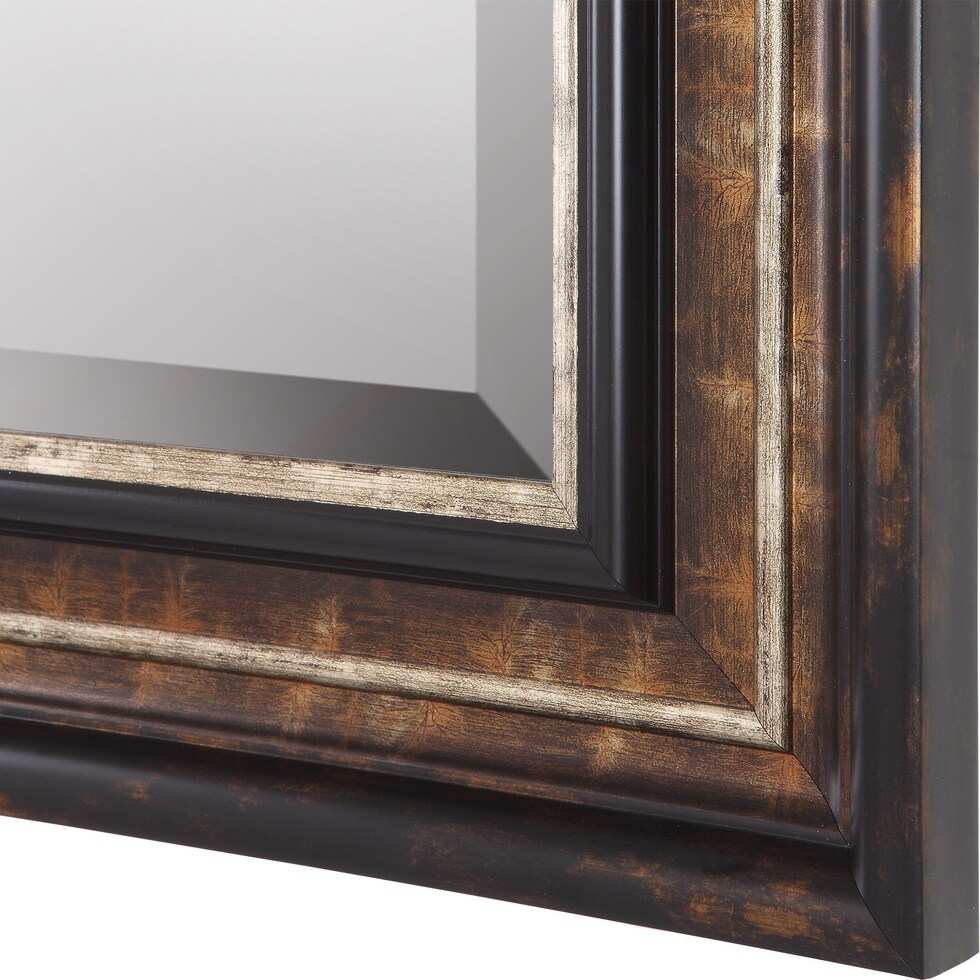 kelvin dark brown mirror   