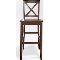kempton dark brown  pack bar stools   