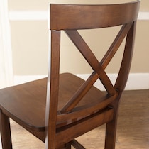 kempton dark brown bar stool   
