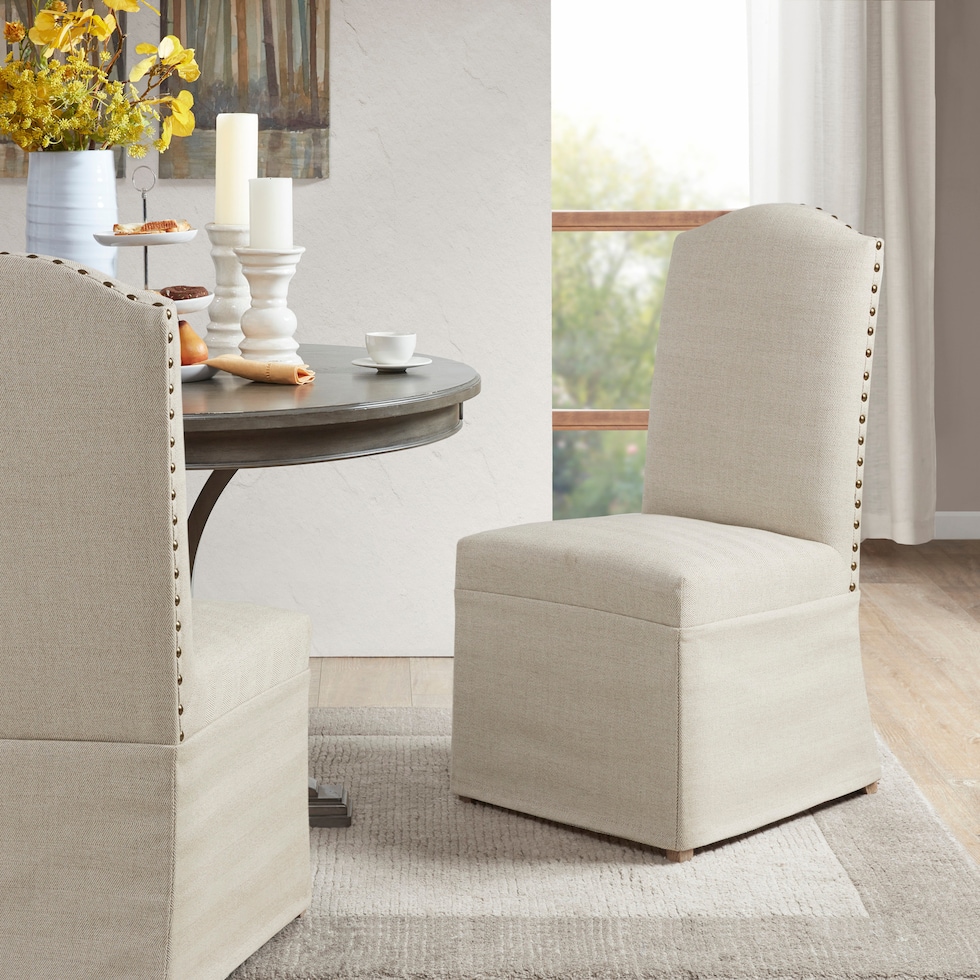 kenai white chair   