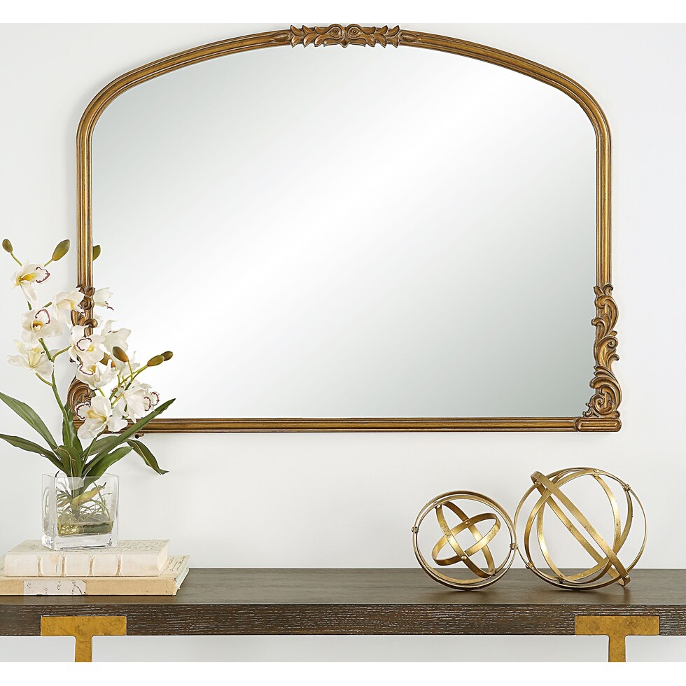 kendal antique gold mirror   