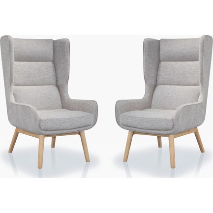 Kendrick Set of 2 Accent Chairs - Wheat