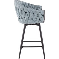 kenna blue gray counter height stool   