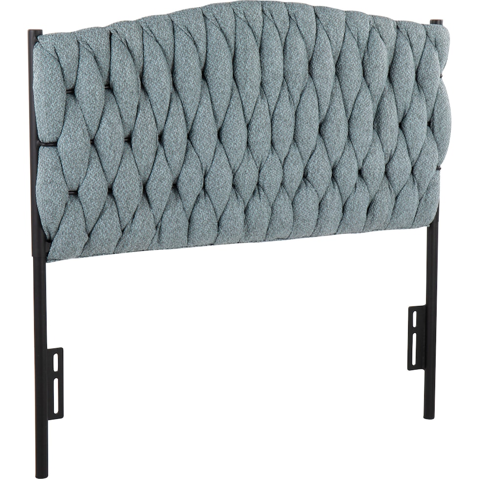 kenna blue twin headboard   