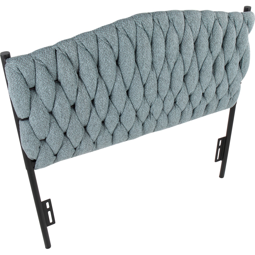 kenna blue twin headboard   