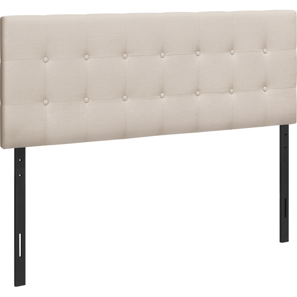 kennedy neutral queen headboard   