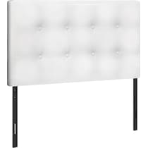 kennedy white twin headboard   