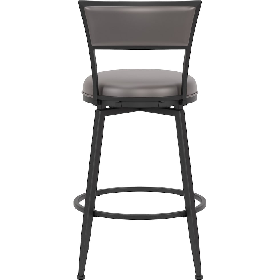 kenneth black counter height stool   