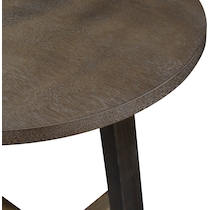 kensie dark brown  pc occasional tables   