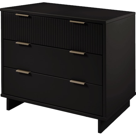 Kenya 3 Drawer Dresser - Black