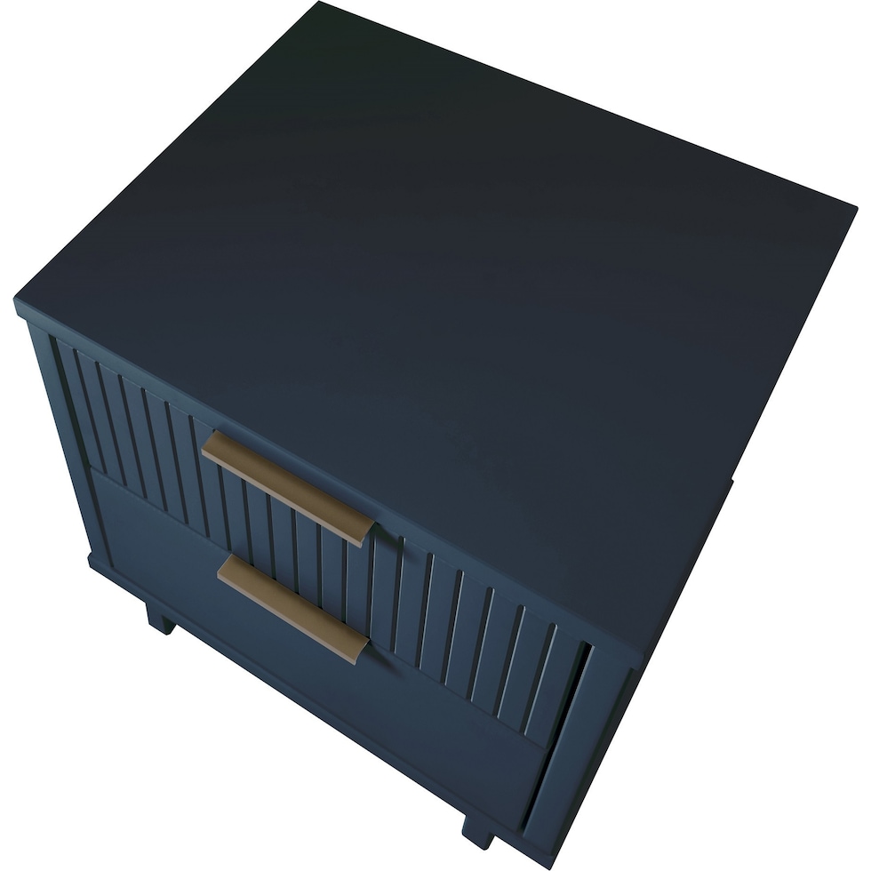 kenya blue nightstand   