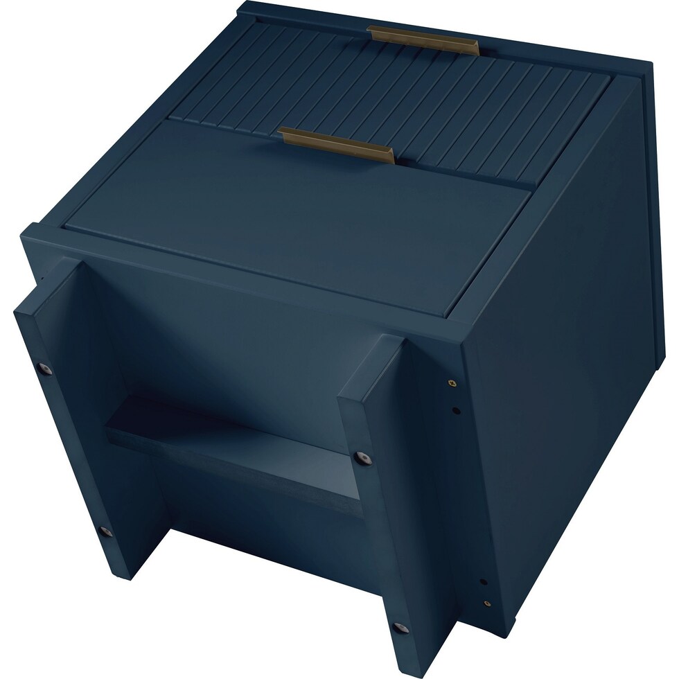 kenya blue nightstand   