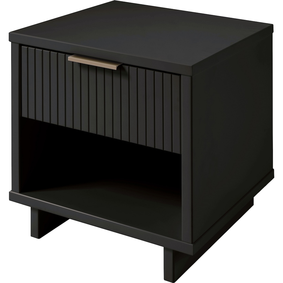 kenya gray nightstand   