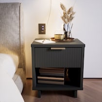 kenya gray nightstand   