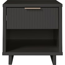 kenya gray nightstand   