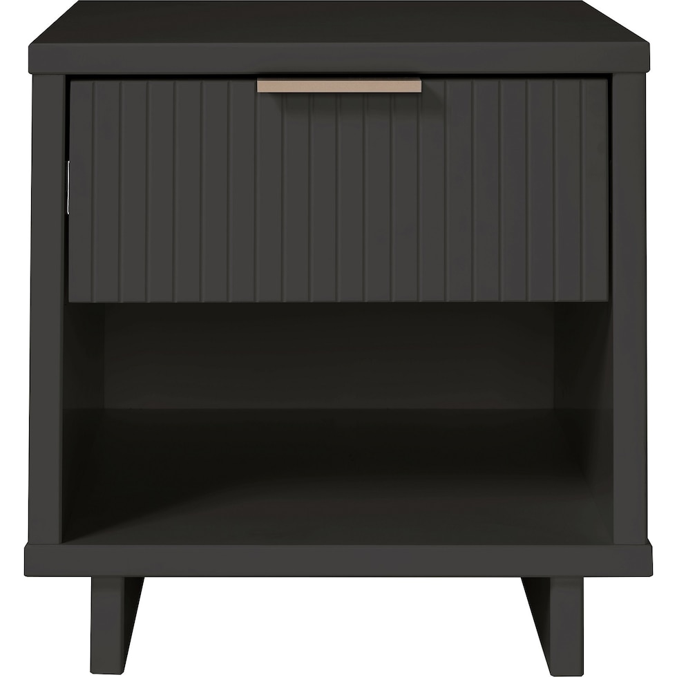 kenya gray nightstand   