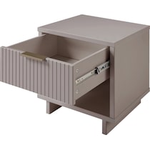 kenya gray nightstand   