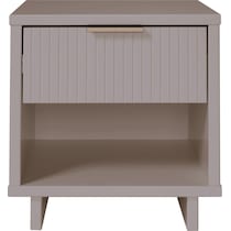 kenya gray nightstand   
