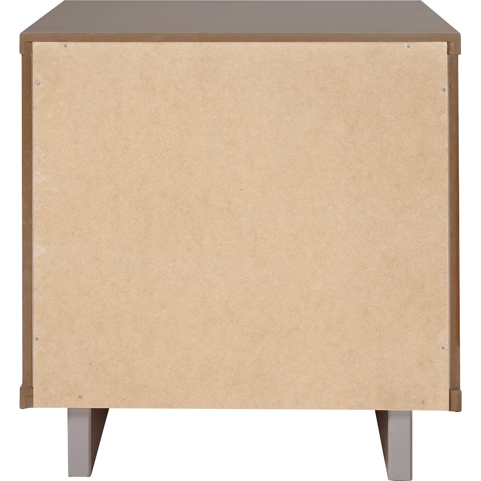 kenya gray nightstand   