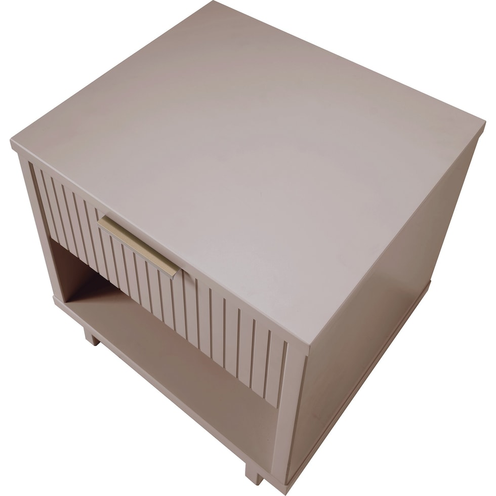kenya gray nightstand   