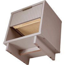 kenya gray nightstand   