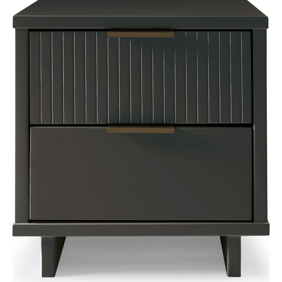 kenya gray nightstand   