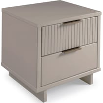 kenya gray nightstand   