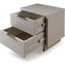 kenya gray nightstand   