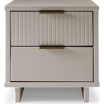 kenya gray nightstand   
