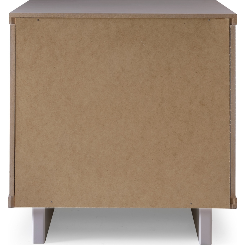 kenya gray nightstand   
