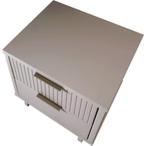 kenya gray nightstand   