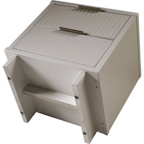 kenya gray nightstand   