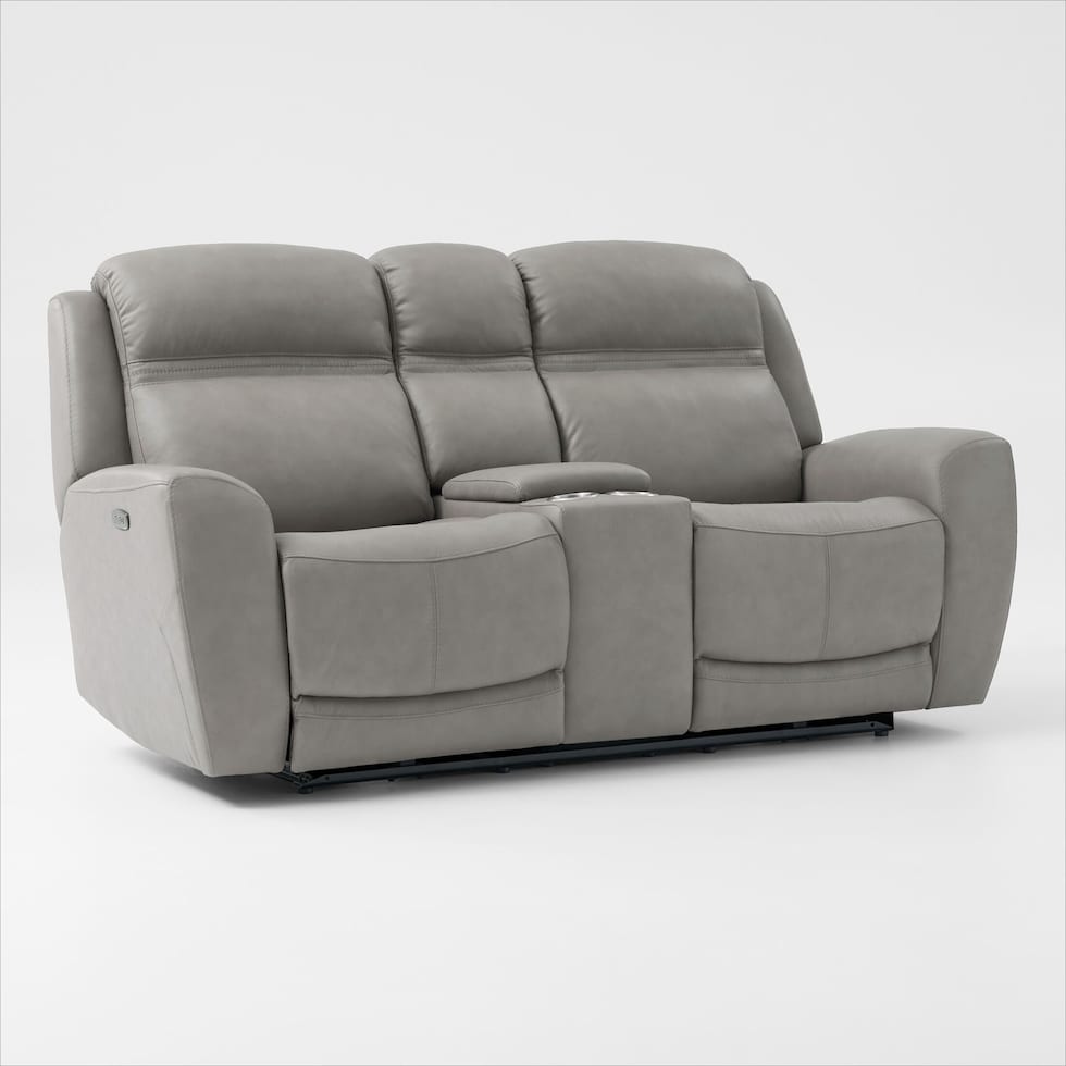 kenyon gray loveseat   