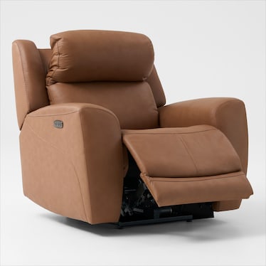 Kenyon Dual-Power Recliner - Tan