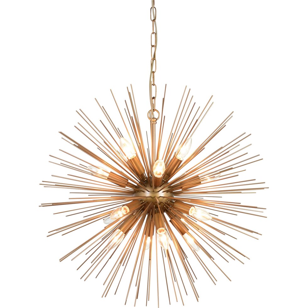 kepler gold chandelier   