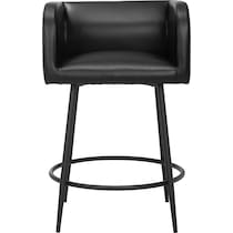 keppel black counter height stool   