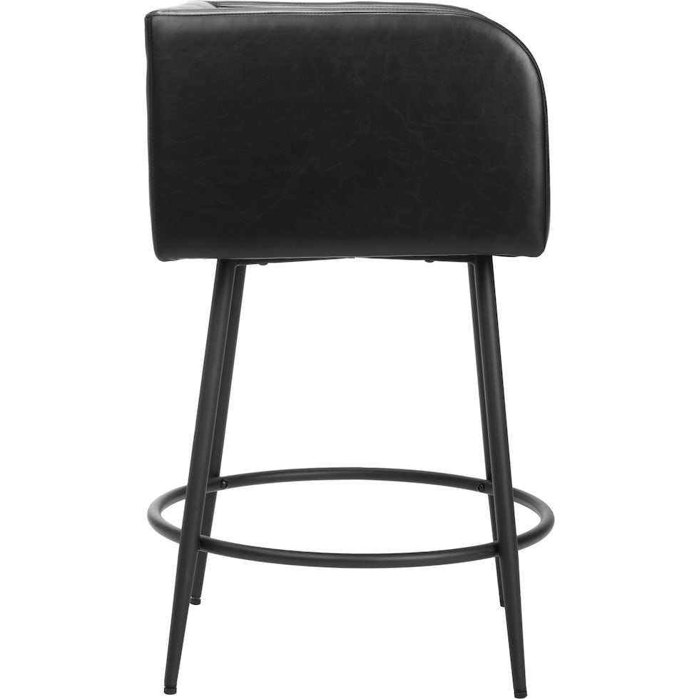 keppel black counter height stool   