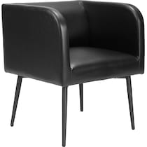 keppel black dining chair   