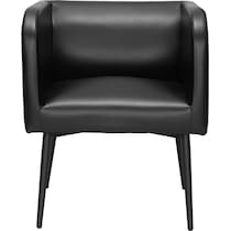 keppel black dining chair   