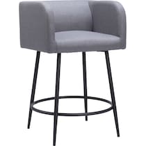 keppel gray counter height stool   