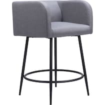 keppel gray counter height stool   