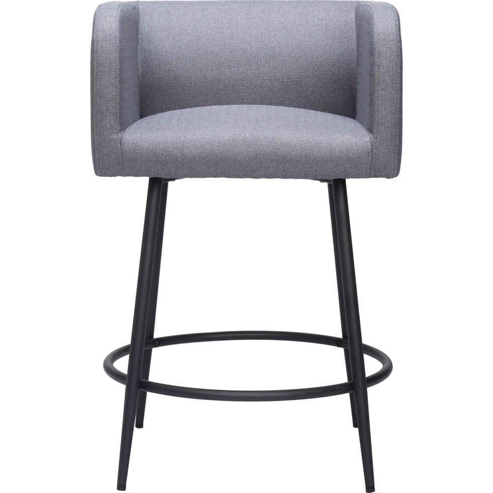 keppel gray counter height stool   