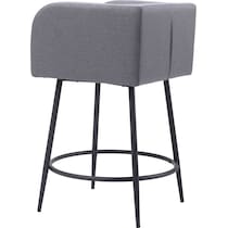 keppel gray counter height stool   