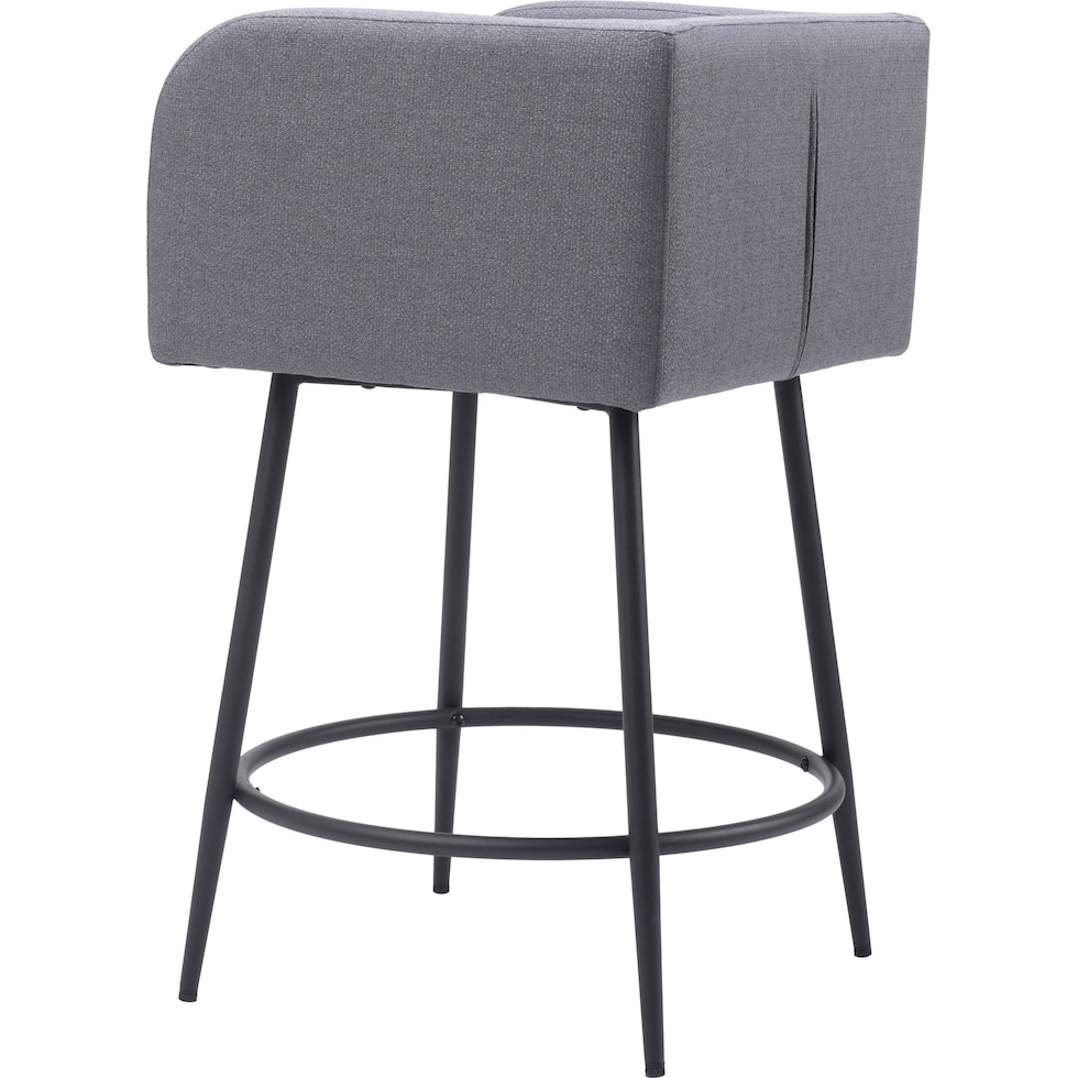 keppel gray counter height stool   
